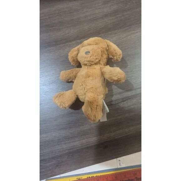 Cloud Island Plush Dog stuffed animal toy  Tan Rattle Soft & Cuddly For Kids 8" - Picture 5 of 9